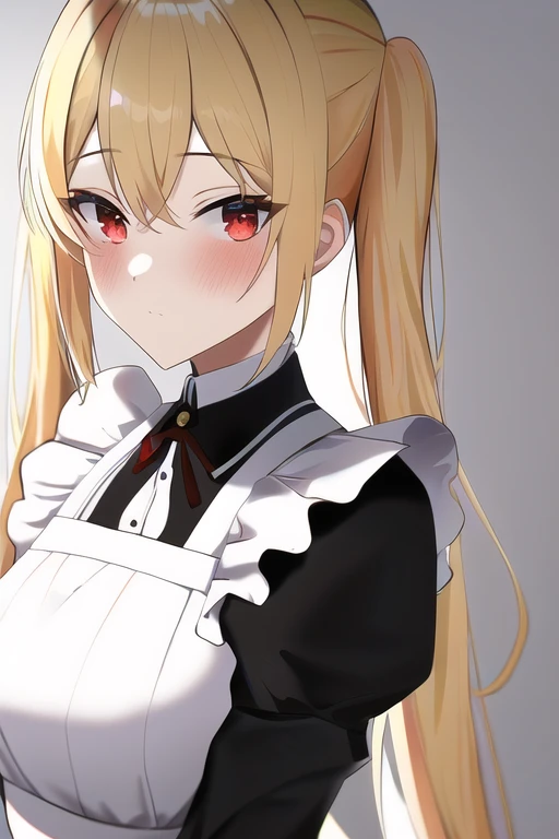 [NovelAI] twin tails woman cool cool maid outfit [Illustration]